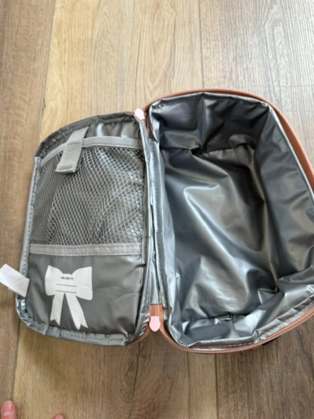 NEW Lunchbox Insulated Tiger Print Bow